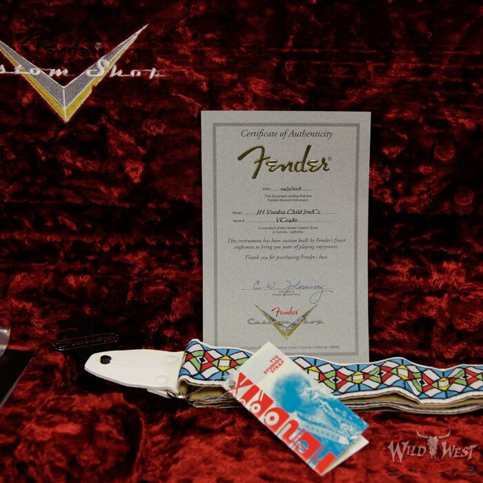 Fender Custom Shop Jimi Hendrix Voodoo Child Signature Stratocaster Journeyman Relic Olympic White VC0480 - Image 16