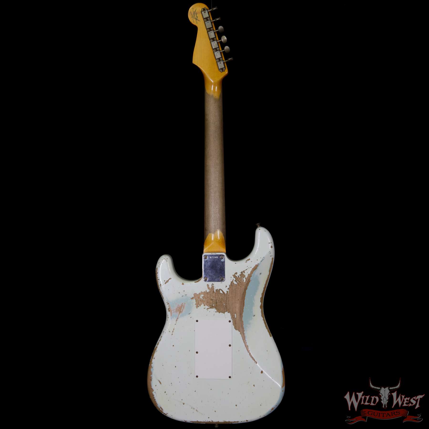 fender-whitelightning-bb__wwg.jpg Fender Custom Shop White Lightning Stratocaster Floyd Rose HSS 21 Frets Rosewood Board Sonic Blue - Image 6