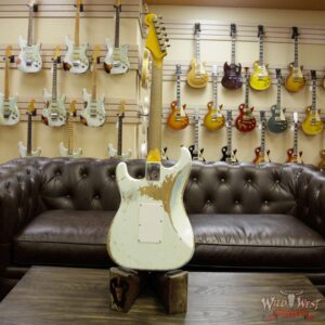 Fender Custom Shop White Lightning Stratocaster Floyd Rose HSS 21 Frets Rosewood Board Sonic Blue - Image 14