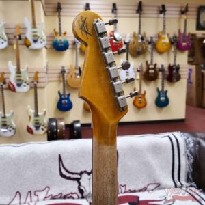 Fender Custom Shop Wild West Black Lightning Stratocaster HSS Floyd Rose Rosewood Fingerboard 22 Frets Heavy Relic 3 Tone Sunburst 8.00 LBS - Image 10