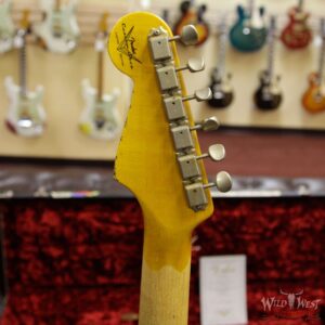 Fender Custom Shop White Lightning Stratocaster Floyd Rose HSS Heavy Relic Rosewood Board 22 Frets Pink Paisley - Image 10