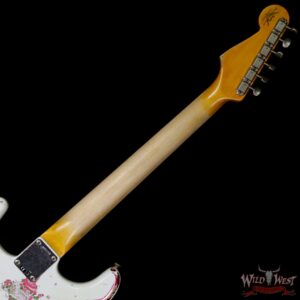 Fender Custom Shop White Lightning Stratocaster HSS Floyd Rose Heavy Relic Maple Neck 22 Frets Pink Paisley - Image 11