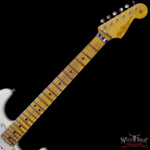 Fender Custom Shop White Lightning Stratocaster Heavy Relic Floyd Rose HSS 21 Maple Neck 3 Tone Sunburst - Image 9
