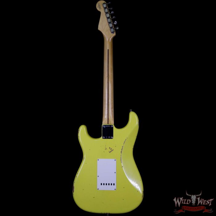 Fender Custom Shop Collection 1957 Stratocaster Relic Maple Fretboard Graffiti Yellow - Image 6