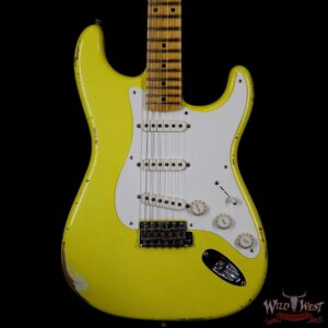 Fender Custom Shop Collection 1957 Stratocaster Relic Maple Fretboard Graffiti Yellow - Image 3
