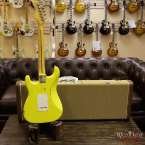 Fender Custom Shop Collection 1957 Stratocaster Relic Maple Fretboard Graffiti Yellow - Image 14