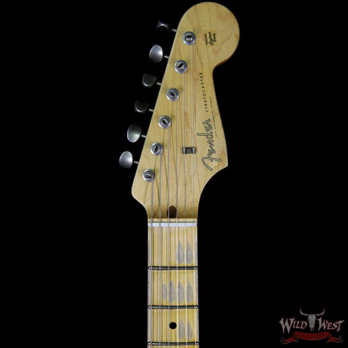 Fender Custom Shop Collection 1957 Stratocaster Relic Maple Fretboard Graffiti Yellow - Image 8
