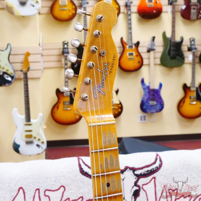Fender Custom Shop 1950 Ash Esquire Hand-Wound Pickup Heavy Relic Aged Nocaster Blonde 6.90 LBS - Image 7
