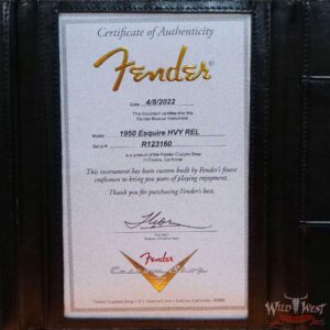 Fender Custom Shop 1950 Ash Esquire Hand-Wound Pickup Heavy Relic Aged Nocaster Blonde 6.90 LBS - Image 14
