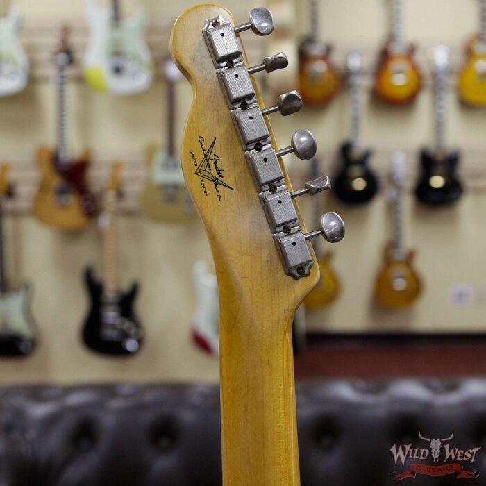 2020 NAMM Limited Edition Fender Custom Shop Vintage Custom 1950 Esquire Journeyman Relic Aged Black - Image 8