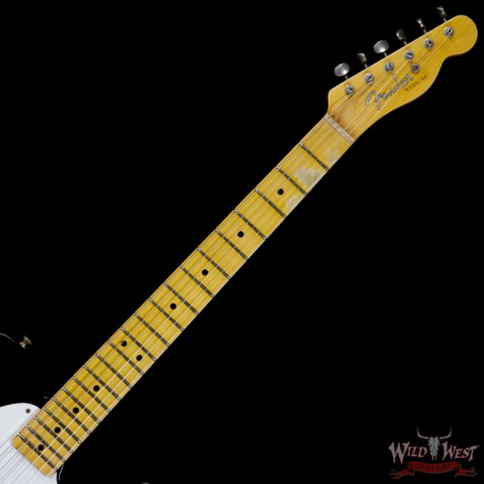 2020 NAMM Limited Edition Fender Custom Shop Vintage Custom 1950 Esquire Journeyman Relic Aged Black - Image 7