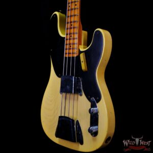 Fender Custom Shop Limited Edition 1951 Precision Bass P-Bass Journeyman Relic Nocaster Blonde - Image 2
