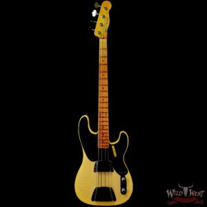 Fender Custom Shop Limited Edition 1951 Precision Bass P-Bass Journeyman Relic Nocaster Blonde - Image 3