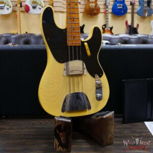 Fender Custom Shop Limited Edition 1951 Precision Bass P-Bass Journeyman Relic Nocaster Blonde - Image 8