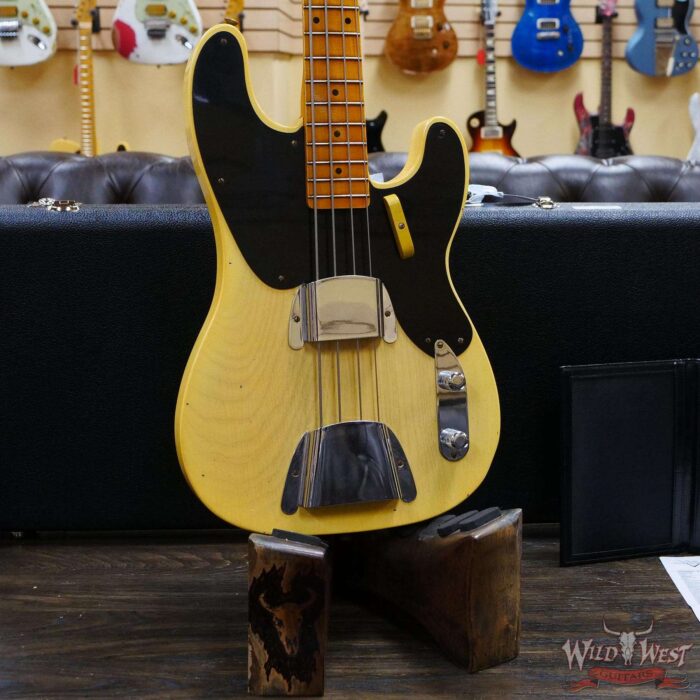 Fender Custom Shop Limited Edition 1951 Precision Bass P-Bass Journeyman Relic Nocaster Blonde - Image 8