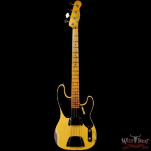 Fender Custom Shop Limited Edition 1951 Precision Bass P-Bass Heavy Relic Nocaster Blonde - Image 3