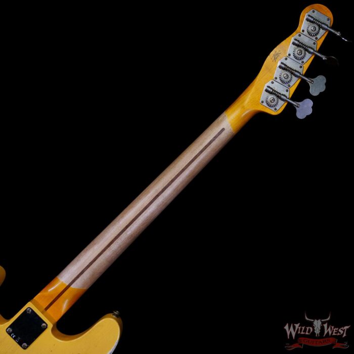 Fender Custom Shop Limited Edition 1951 Precision Bass P-Bass Heavy Relic Nocaster Blonde - Image 5