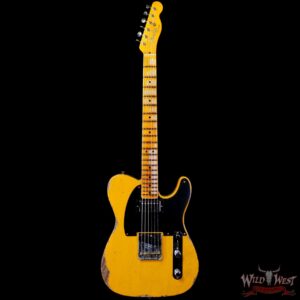 Fender Custom Shop Limited Edition 1951 Telecaster HS Hand-Wound Pickup Heavy Relic Aged Butterscotch Blonde - Image 3