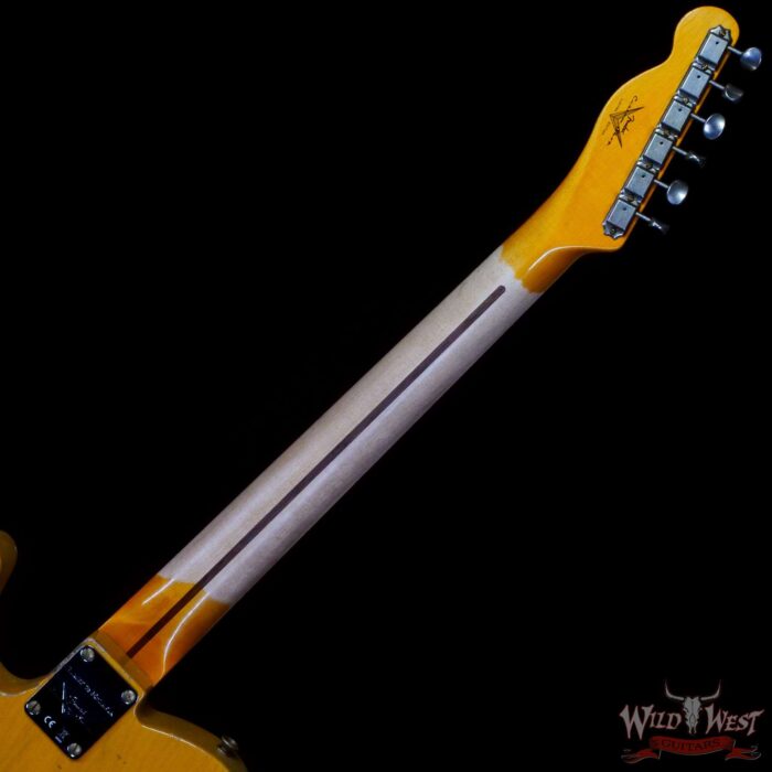 Fender Custom Shop Limited Edition 1951 Telecaster HS Hand-Wound Pickup Heavy Relic Aged Butterscotch Blonde - Image 5