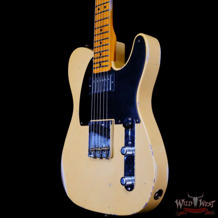 Fender Custom Shop Limited Edition 1951 Telecaster HS Relic Aged Nocaster Blonde 6.85 LBS - Image 2