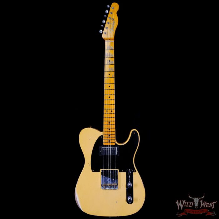 Fender Custom Shop Limited Edition 1951 Telecaster HS Relic Aged Nocaster Blonde 6.85 LBS - Image 3
