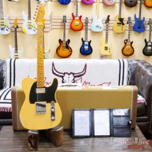 Fender Custom Shop Limited Edition 1951 Telecaster HS Relic Aged Nocaster Blonde 6.85 LBS - Image 6