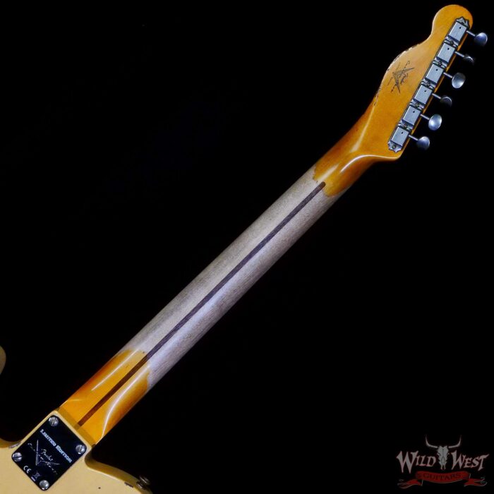 Fender Custom Shop Limited Edition 1951 Telecaster HS Relic Aged Nocaster Blonde 7.00 LBS - Image 5