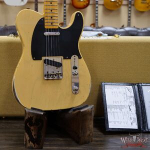 Fender Custom Shop 1951 Telecaster Relic Nocaster Blonde 6.50 LBS!!!! - Image 8