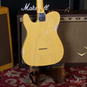 Fender Custom Shop 1952 Telecaster Relic Ash Body Maple Neck Nocaster Blonde 7.05 LBS - Image 11