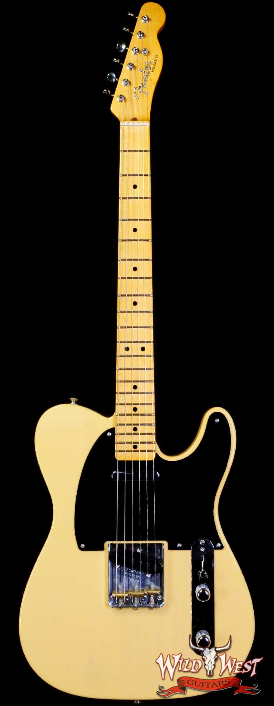 fendercs-1952tele-r126698-main__wwg_large.jpg Fender Custom Shop Time Machine Series ‘52 1952 Telecaster TCP Time Capsule Package NOS Faded Nocaster Blonde - Image 1