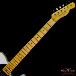 Fender Custom Shop 1952 Telecaster with Hand-Wound Pickups Journeyman Relic White Blonde - Image 4