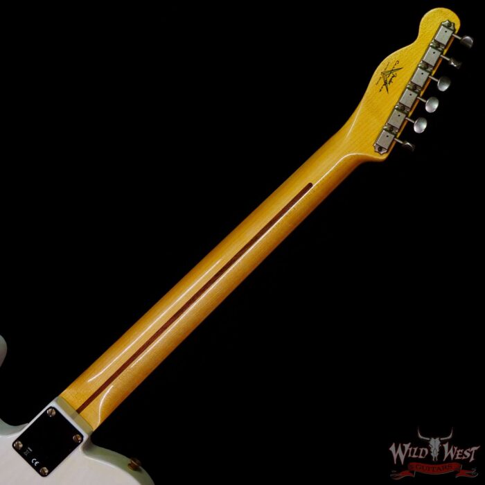 Fender Custom Shop 1952 Telecaster with Hand-Wound Pickups Journeyman Relic White Blonde - Image 5