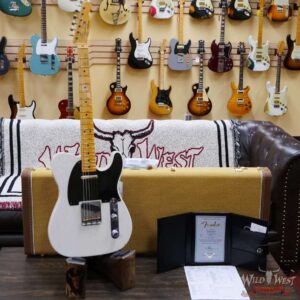 Fender Custom Shop 1952 Telecaster with Hand-Wound Pickups Journeyman Relic White Blonde - Image 6