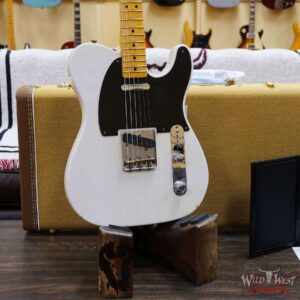 Fender Custom Shop 1952 Telecaster with Hand-Wound Pickups Journeyman Relic White Blonde - Image 8