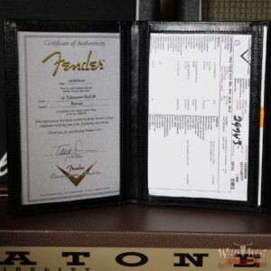 Fender Custom Shop 1952 Telecaster Heavy Relic Ash Body Maple Neck Black - Image 12