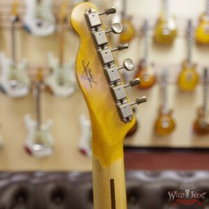 Fender Custom Shop 1952 Telecaster Heavy Relic Maple Neck White Blonde - Image 9