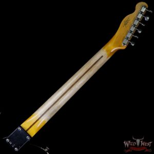 Fender Custom Shop 1952 Telecaster Heavy Relic Maple Neck Black with Black Pickguard - Image 10
