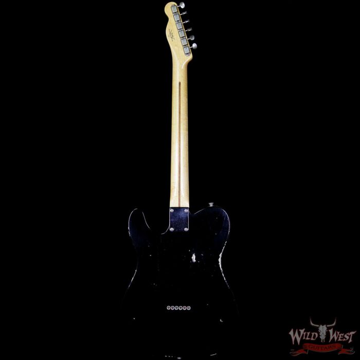 Fender Custom Shop 1952 Telecaster Relic Maple Fretboard Faded Black - Image 6