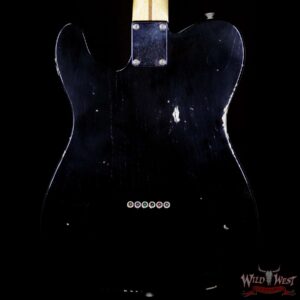 Fender Custom Shop 1952 Telecaster Relic Maple Fretboard Faded Black - Image 7