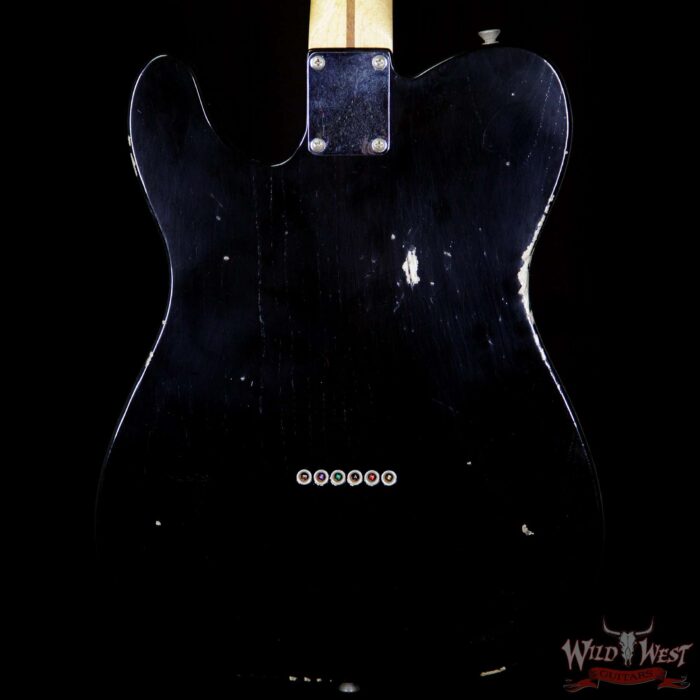 Fender Custom Shop 1952 Telecaster Relic Maple Fretboard Faded Black - Image 7