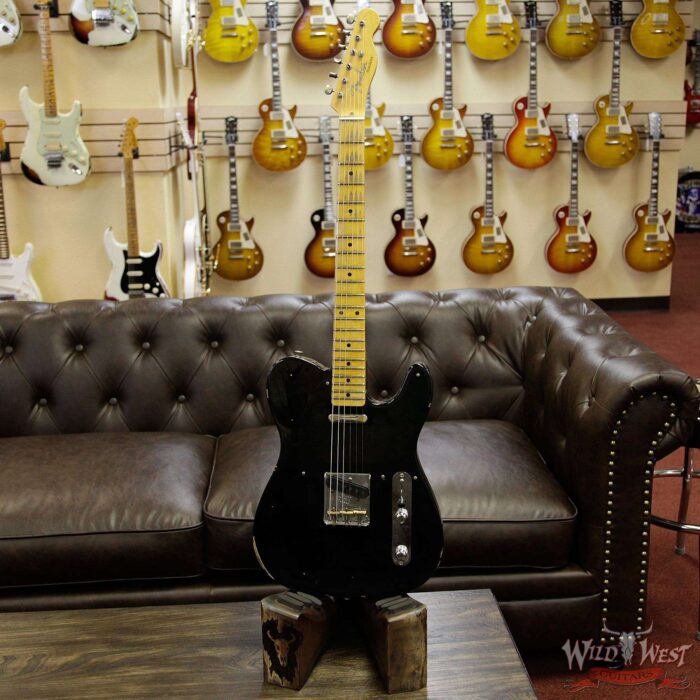 Fender Custom Shop 1952 Telecaster Relic Maple Fretboard Faded Black - Image 12