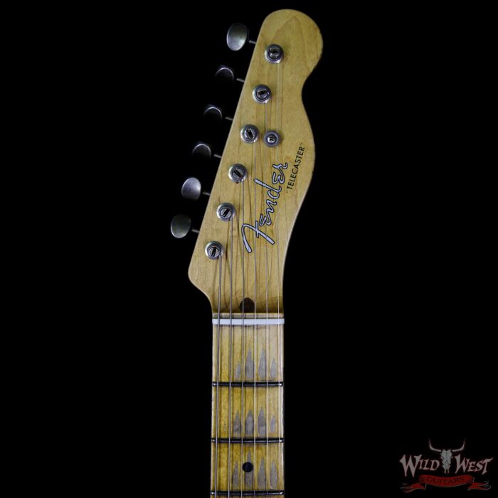 Fender Custom Shop 1952 Telecaster Relic Maple Fretboard Faded Black - Image 8
