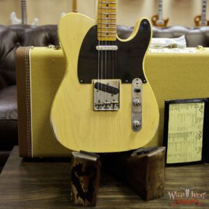 Fender Custom Shop 1952 Telecaster Relic Maple Neck & Fingerboard Nocaster Blonde - Image 12
