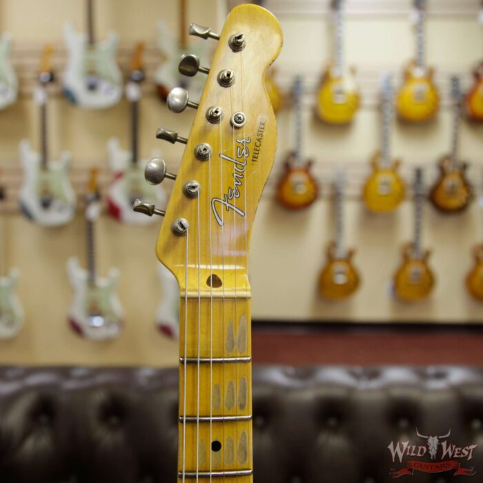 Fender Custom Shop 1952 Telecaster Relic Maple Neck & Fingerboard Nocaster Blonde - Image 7