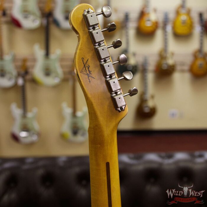 Fender Custom Shop 1952 Telecaster Relic Maple Neck White Blonde - Image 9