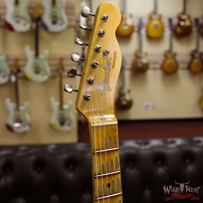 Fender Custom Shop 1952 Telecaster Relic Maple Neck White Blonde - Image 7