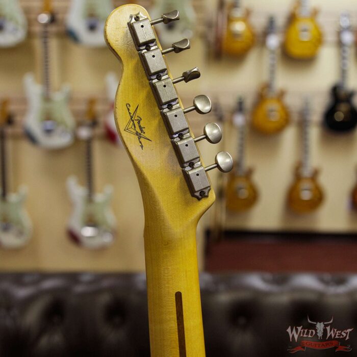 Fender Custom Shop 1953 Telecaster HS Relic Hand-Wound Pickup Nocaster Blonde 6.70 LBS - Image 9