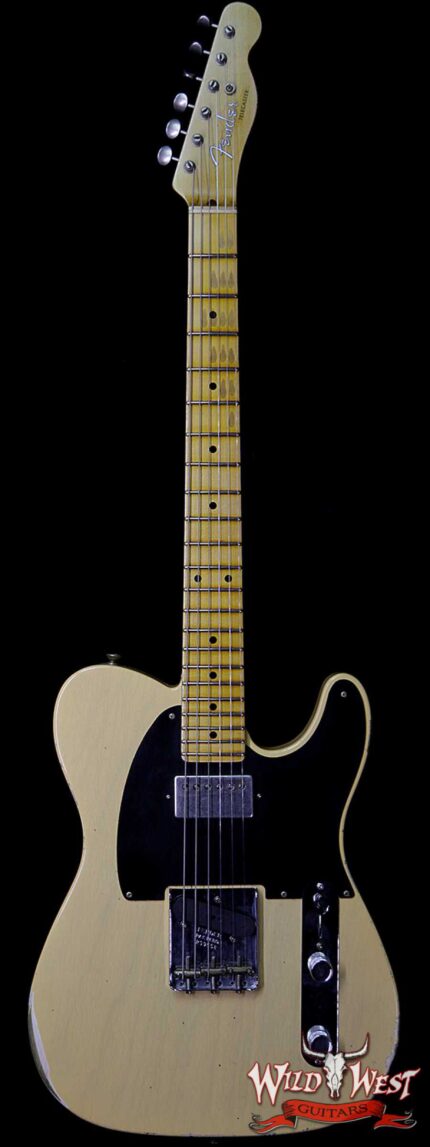 Fender Custom Shop 1953 Telecaster HS Relic Hand-Wound Pickup Nocaster Blonde 6.70 LBS