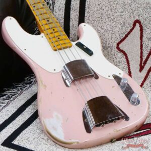 Fender Custom Shop 1955 Precision Bass P-Bass Heavy Relic Shell Pink - Image 8