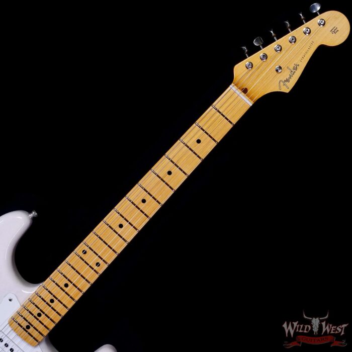 Fender Custom Shop Vintage Custom ‘55 1955 Hardtail Stratocaster Time Capsule Package Aged White Blonde 7.30 LBS - Image 4